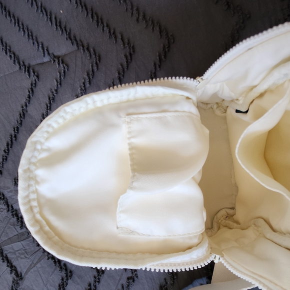 Madison West Cream Quilted Crossbody Bag - Picture 6 of 6